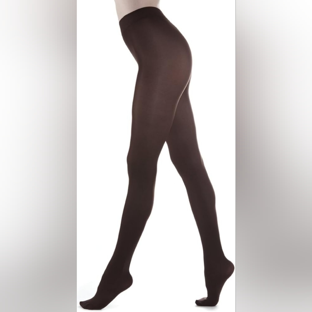 Philippe Matignon Italian Opaque Tights Dark Brown Size Medium